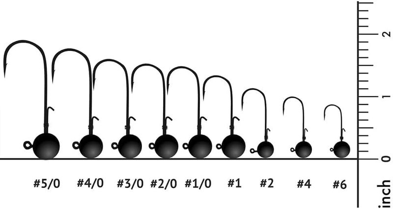Nako 200% Sensitive Tungsten Ball Jig Heads - 5 Pack - No Chip Black - Tungsten Fishing Jig Heads, 1/32, 1/16, 1/8, 3/16, 1/4, 3/8oz, Damiki Rig Jig Heads - Image 5